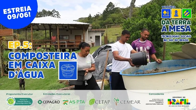 DA TERRA À MESA: Como uma caixa d'água ajuda a produzir alimentos no quilombo - EP05