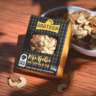 Castanha de caju Mix bahia - Embalagem em 150g