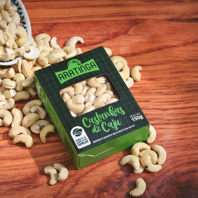 Castanha de Caju natural - Embalagem de 150g